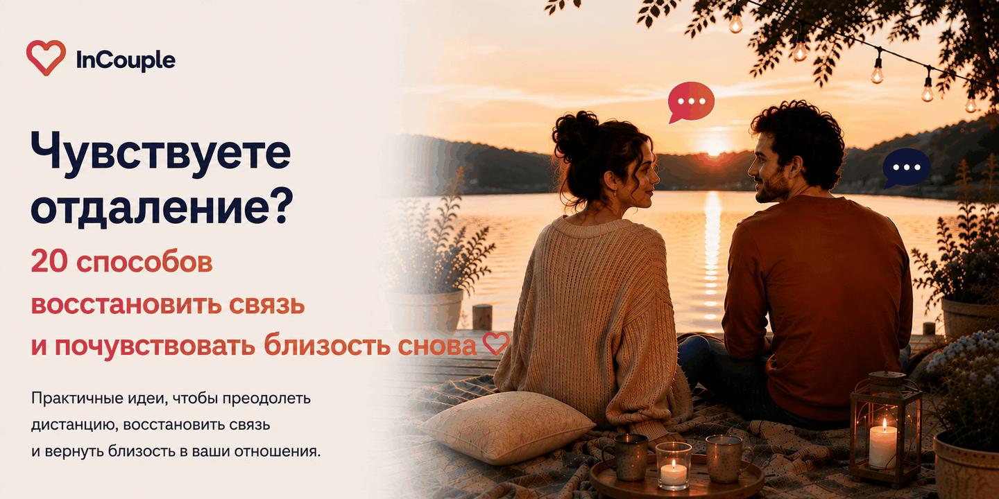 Пара бережно восстанавливает близость после периода эмоциональной дистанции