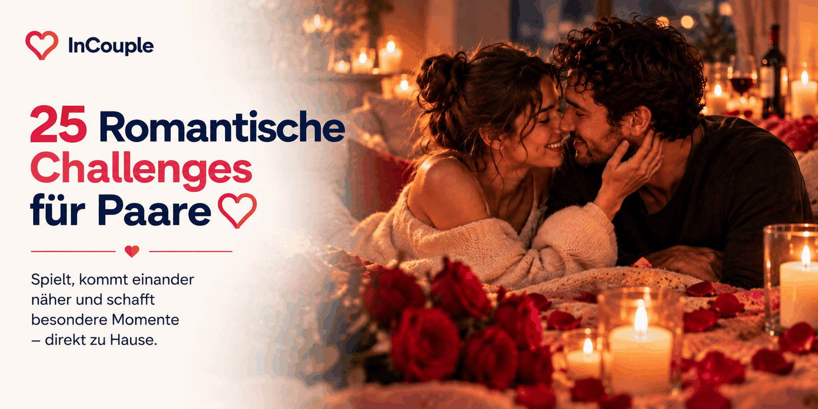 Paar verbringt einen warmen, ruhigen Abend zu Hause