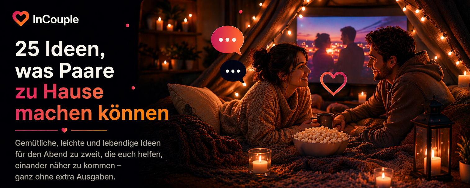 25 Ideen für Paare zu Hause