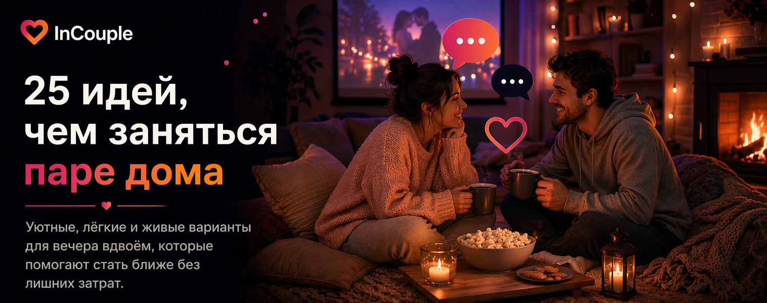 25 идей, чем заняться паре дома