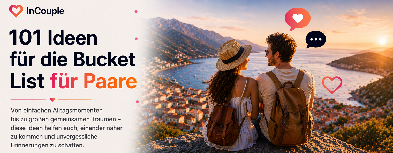 101 Bucket-List-Ideen für Paare