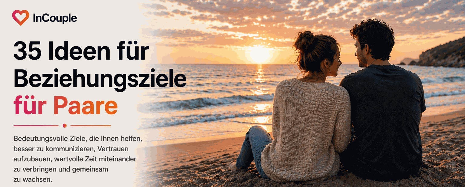35 Ideen für Beziehungsziele für Paare
